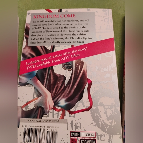 2007/2008 Le Chevalier d'Eon Manga Volume 1 to 3 - Picture 3 of 8